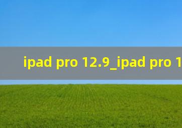 ipad pro 12.9_ipad pro 12.9寸